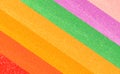 Color rainbow striped background .Abstract futuristic background with shining diagonal stripes Royalty Free Stock Photo