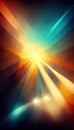 Color rays blur light rainbow spotlight glow flare Royalty Free Stock Photo