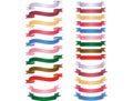 Color ribbon set Royalty Free Stock Photo