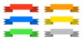 Color ribbons set icon Royalty Free Stock Photo