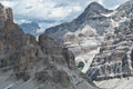 The color of the rocks of the Dolomites Royalty Free Stock Photo