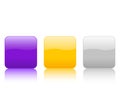 Color rounded squares buttons