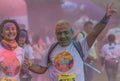 Color Run Love Tour, Bucharest Royalty Free Stock Photo