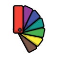 Color Samples Icon Royalty Free Stock Photo