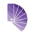Color samples icon Royalty Free Stock Photo