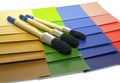 Color samples of painting Royalty Free Stock Photo