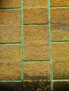 color saturation, pattern and texture of exterior wall surface Royalty Free Stock Photo