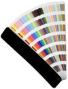Color scale charts Royalty Free Stock Photo