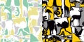 2 color seamless pattern. Animals Africa. Safari background. Wrapping paper . wallpaper designe. textile print