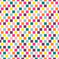 Color seamless repeat pattern on white background.