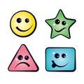 Color Smiley Faces emoji icons