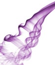 Abstract color smoke on white background. Royalty Free Stock Photo