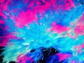 Color smoke. Ink water. Paint drop. Fantasy underwater burst. Ai Generative Royalty Free Stock Photo