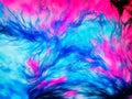Color smoke. Ink water. Paint drop. Fantasy underwater burst, Ai Generative Royalty Free Stock Photo