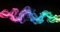 Color smoke wave abstract background Royalty Free Stock Photo