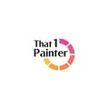 A color space logo design for a modern and professional paint company 1