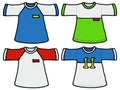 Color sports shirts