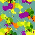 Beautiful seamless blot spots pattern