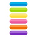 Color square buttons Royalty Free Stock Photo