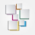 Color Squares Background Royalty Free Stock Photo