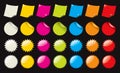 Color stickers Royalty Free Stock Photo