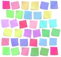 Color sticky notes set