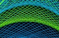 Color string art abstract pattern Royalty Free Stock Photo