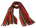 Color striped scarf