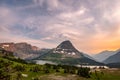 Color of Sunset Begins To Glow Over Hidden Lake