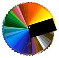 Color Swatch Cutout Royalty Free Stock Photo