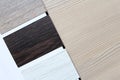 Color swatches of countertops Royalty Free Stock Photo