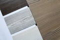 Color swatches of countertops Royalty Free Stock Photo