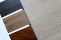 Color swatches of countertops Royalty Free Stock Photo