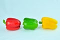 3color sweet pepper Royalty Free Stock Photo