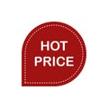 color tag discount hot price icon. Element of discount tag. Premium quality graphic design icon. Signs and symbols collection Royalty Free Stock Photo