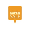 color tag discount super sale bubble icon. Element of discount tag. Premium quality graphic design icon. Signs and symbols Royalty Free Stock Photo