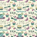 Color tea time pattern