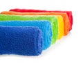 Color terry towels