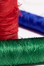 Color thread bobbin Royalty Free Stock Photo