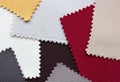 Color tone of fabric swatch samples Royalty Free Stock Photo