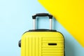 Color travel bag on background Royalty Free Stock Photo