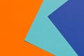 Color Trends background. Orange blue abstract geometric background