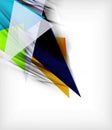 Color triangles, unusual abstract background Royalty Free Stock Photo