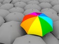 Color umbrella Royalty Free Stock Photo