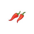 Vector illustration. Chilli icon