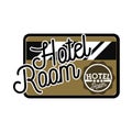 Color vintage hotel emblem