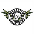 Color vintage remedy for baldness emblem