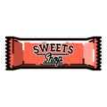 Color vintage sweets shop emblem
