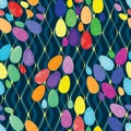 Color water color seamless pattern