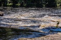 Color waves and whirlpools of the river